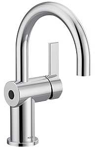 Main 2 - MOEN ONE-HANDLE TOUCHLESS HIGH ARC BATH FAUCET CHROME -