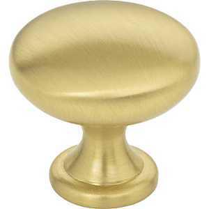 KASAWARE MUSHROOM KNOB BRUSHED GOLD PK/4 - A.W. Graham Lumber LLC