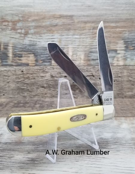 Main 1 - CASE MINI TRAPPER YELLOW SYNTHETIC 2-BLADE -