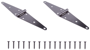 STRAP HINGE 6" HD BLACK PK/2 
PROSOURCE NO: HSH-B06-C2PS 
UPC: 045734643604 - A.W. Graham Lumber LLC