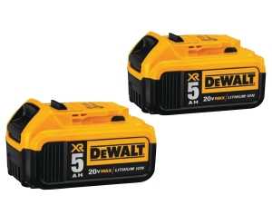 DEWALT DCB205-2 PREM BATTERY
PACK 20V 5 AH 90 MIN CHARGING 
PK/2 
UPC: 885911375955 - A.W. Graham Lumber LLC