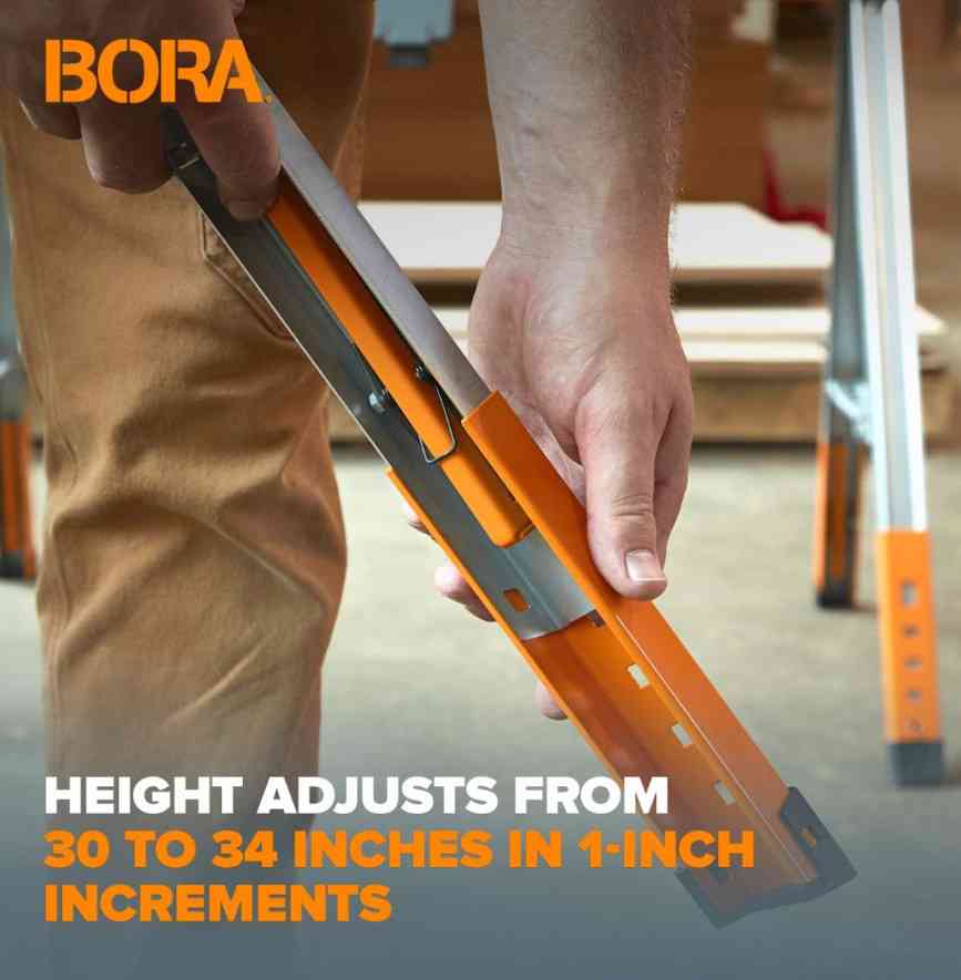 Main 4 - SAWHORSE BORA WORKHORSE XT ADJUSTABLE -