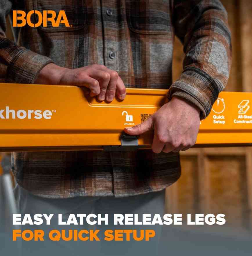 Main 5 - SAWHORSE BORA WORKHORSE XT ADJUSTABLE -