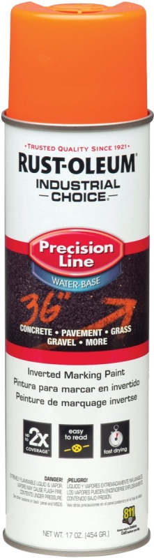 Main 1 - RUST-OLEUM FLUORESCENT ORANGE
MARKING SPRAY 17OZ 203036 
UPC: 020066112745 -