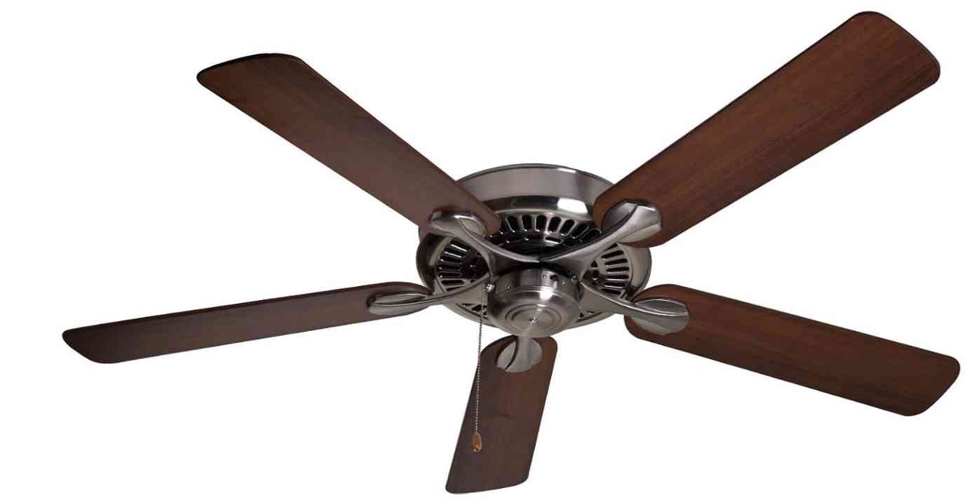 BOSTON HARBOR 52" 5-BLADE CEILING FAN DK WALNUT - A.W. Graham Lumber LLC
