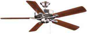 Main 2 - BOSTON HARBOR 52" 5-BLADE CEILING FAN DK WALNUT -
