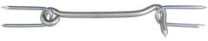 Main 1 - NAT'L HARDWARE 6" GATE HOOK
W/STAPLES NAT'L #N122-242 
UPC: 038613122246 -