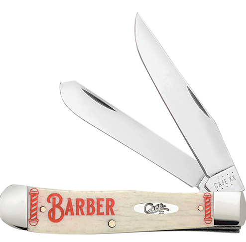 CASE TRAPPER SMOOTH NAT BONE "BARBER" 2-BLADE - A.W. Graham Lumber LLC