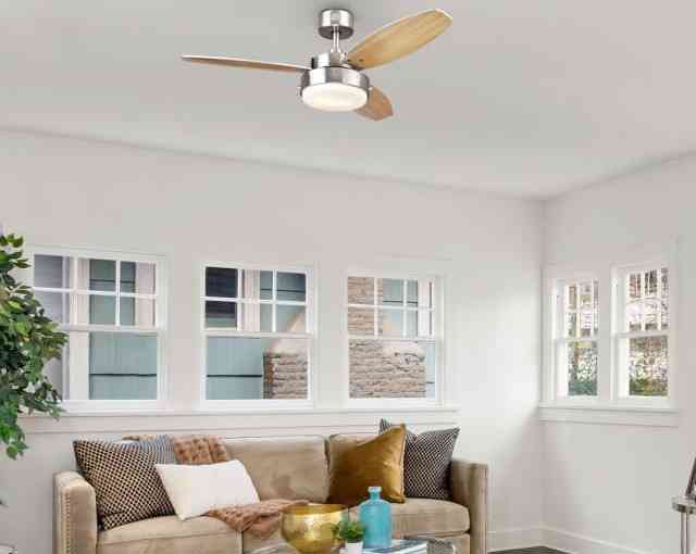 Main 2 - WESTINGHOUSE 42" CEILING FAN 3-BLADE BEECH W/LIGHT -
