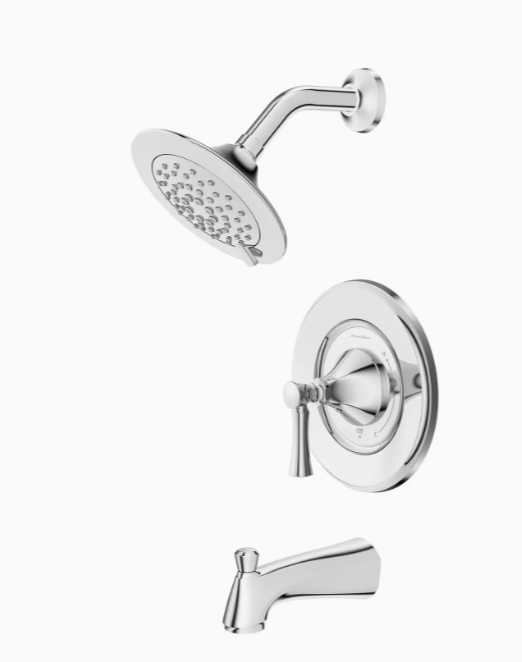 Main 2 - AMERICAN STANDARD CHANCELLOR TUB/SHOWER FAUCET SET POLISHED CHROME -
