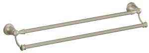 MOEN BANBURY DOUBLE TOWEL BAR 24" BRUSHED NICKEL - A.W. Graham Lumber LLC