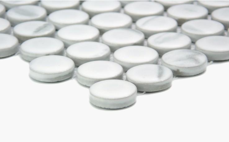 Main 3 - ELEGAN SERIES PORCELAIN TILE "PENNY" CALACATA MATTE 11x12  -