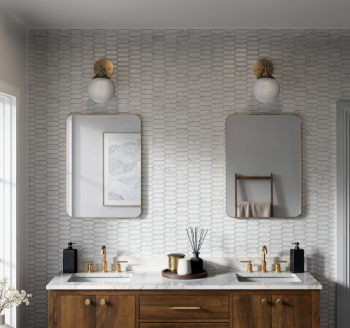 ELEGAN SERIES PORCELAIN TILE PICKET CALACATA 10x13  - A.W. Graham Lumber LLC