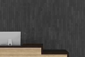 Main 3 - EMSER CERAMIC TILE RAKU CHARCOAL GLOSSY 3x12 -