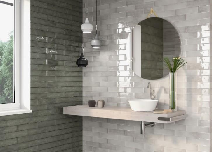 Main 5 - RAKU SERIES CERAMIC TILE WHITE GLOSSY 3x12 -