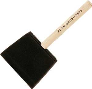 4" FOAM PAINT BRUSH WOOD HANDLE
PRO-SOURCE 850540 
UPC: 045734915961 - A.W. Graham Lumber LLC