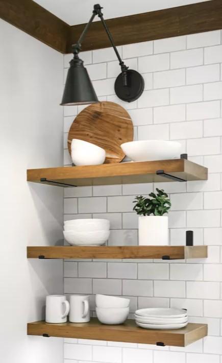 Main 2 - FLOATING SHELF HARDWARE KIT STEEL MATTE BLACK -