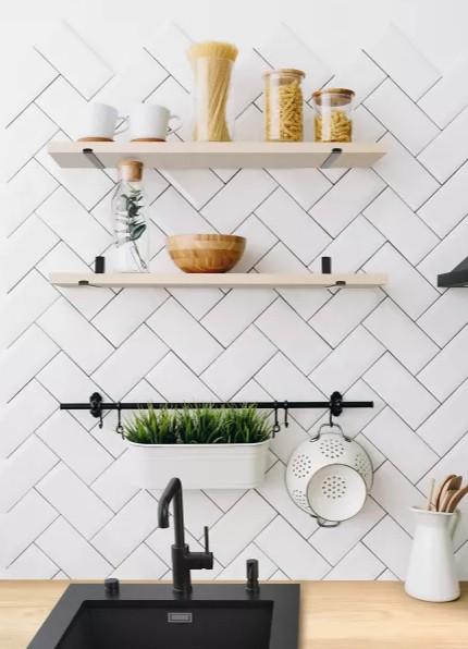 Main 5 - FLOATING SHELF HARDWARE KIT STEEL MATTE BLACK -