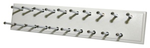 Main 1 - EASY TRACK TIE RACK WHITE  -