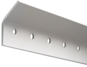 Main 1 - EASY TRACK RE1048 CLOSET TRACK RAIL WHITE STEEL 48"  -