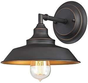 WESTINGHOUSE ONE-LAMP WALL FIXTURE OIL RUBBED BRONZE - A.W. Graham Lumber LLC