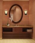 Main 2 - WESTINGHOUSE MIDORI ONE-LAMP
INDOOR WALL FIXTURE OIL RUBBED
BRONZE -