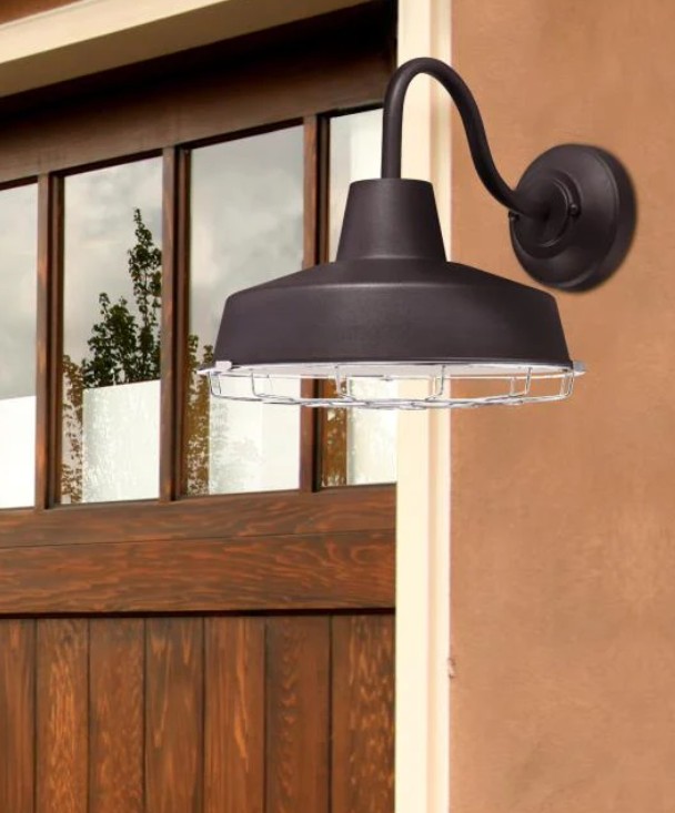 Main 2 - WESTINGHOUSE ONE-LAMP LED OUTDOOR WALL FIXTURE TEXTURED BLACK -