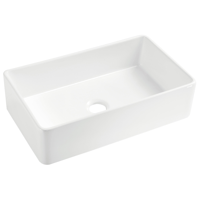 HYDROS FARMHOUSE KITCHEN SINK SINGLE BOWL WHITE - A.W. Graham Lumber LLC