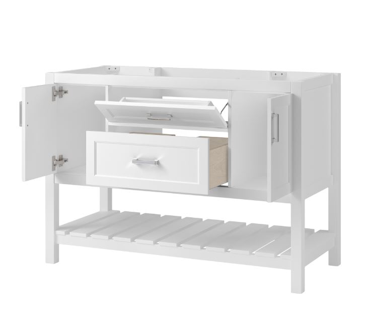 Main 3 - CRAFT & MAIN 48" VANITY CABINET WHITE -