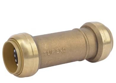 SHARKBITE BRASS COUPLING 1" X 1"  - A.W. Graham Lumber LLC