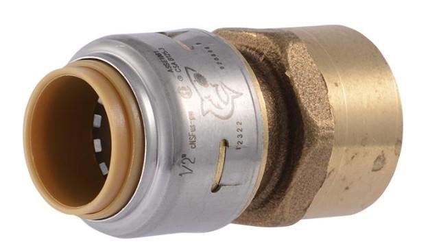 SHARKBITE ADAPTER FEMALE 1" x 1"  - A.W. Graham Lumber LLC