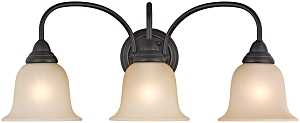 BOSTON HARBOR THREE-LAMP VANITY
FIXTURE VENETIAN BRONZE - A.W. Graham Lumber LLC