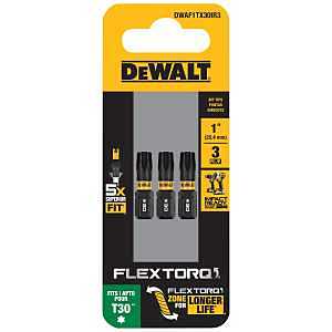 DEWALT DWAF1TX30IR3 FLEXTORQ 
1/4" X 1" T30 SCREWDRIVER BIT
HEX SHANK *PROMO PRICE LIMITED
TO STOCK ON HAND ONLY* - A.W. Graham Lumber LLC
