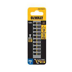 DEWALT PHILLIPS BIT DRIVER #2 1"
X 1/4" 10PK *PROMO PRICE LIMITED
TO STOCK ON HAND ONLY* - A.W. Graham Lumber LLC