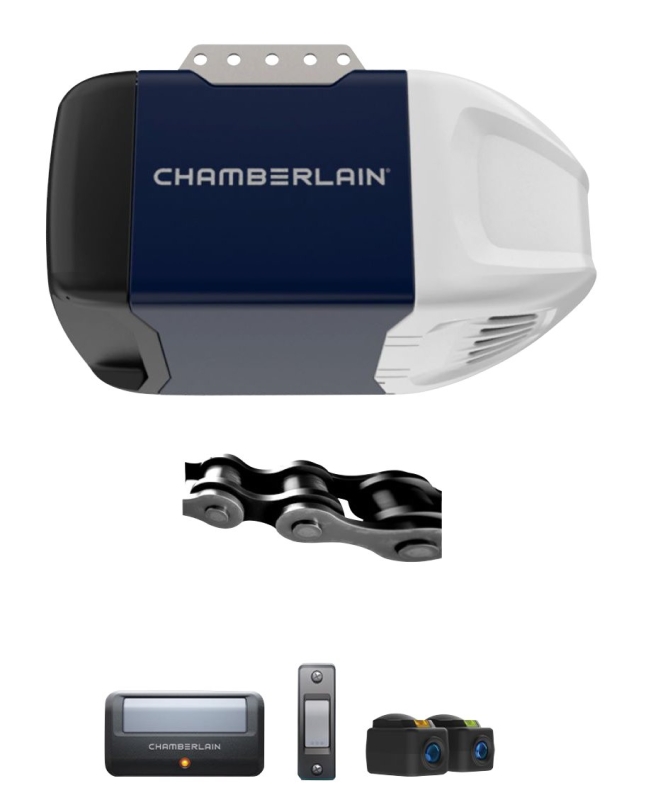 CHAMBERLAIN C2102 1/2HP CHAIN
DRIVE GARAGE DR OPENER MODEL:
C2102 1/2 HP - A.W. Graham Lumber LLC
