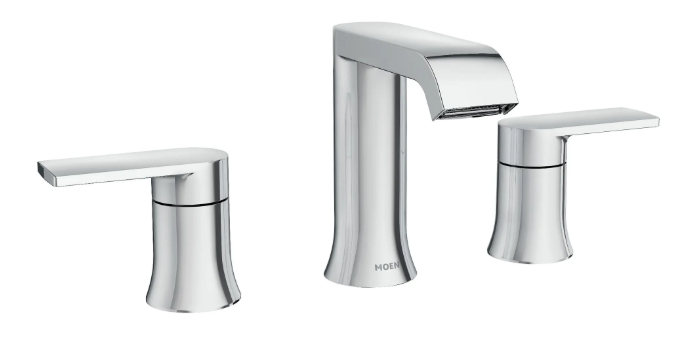 Main 2 - MOEN GENTA 2-HANDLE BATH FAUCET BRUSHED NICKEL -