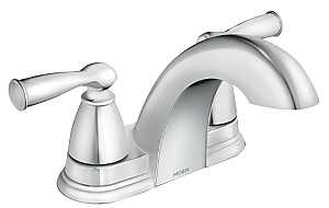 MOEN TWO-HANDLE BATH FAUCET CHROME - A.W. Graham Lumber LLC