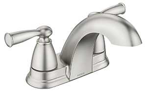 Main 2 - MOEN TWO-HANDLE BATH FAUCET BRUSHED NICKEL -