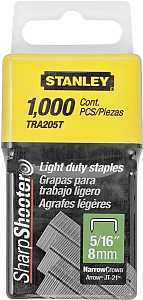 Main 1 - STANLEY TRA205T STAPLE LT DUTY
NRW CROWN 5/16" BX/1000 *PROMO
PRICE LIMITED TO STOCK ON HAND
ONLY* -