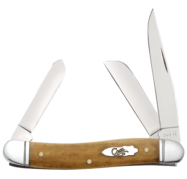 CASE 58185 3-BLADE MED STOCKMAN SM ANTIQUE BONE - A.W. Graham Lumber LLC