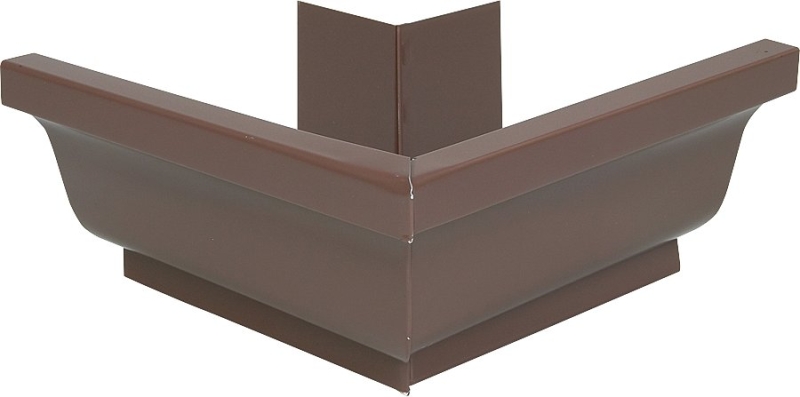 Main 1 - GUTTER 5" OUTSIDE MITRE BROWN ALUMINUM  -