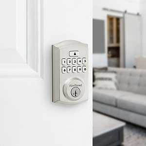 Main 2 - KWIKSET ELECTRONIC DEADBOLT SATIN NICKEL SMART CODE -