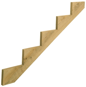 Main 1 - TREATED STEP STRINGER 5-STEP -