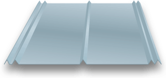 5V CRIMP METAL 24" x 08' GALVALUME PLUS 29GA - A.W. Graham Lumber LLC