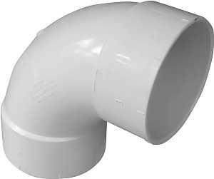 SCH40 3" ELBOW 90 DEG WHITE PVC - A.W. Graham Lumber LLC