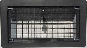 Main 1 - FOUNDATION VENT W/DAMPER BLACK  -