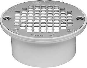 PVC FLOOR DRAIN 4x3 WHITE - A.W. Graham Lumber LLC