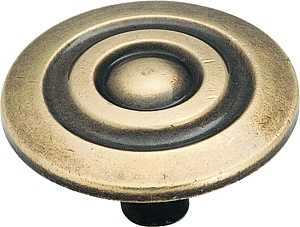 Main 1 - AMEROCK BP594AE 1-1/2" ANT
ENGLISH CABINET KNOB -