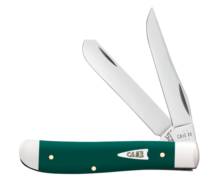CASE MINI TRAPPER SPRUCE GREEN SYNTHETIC 2-BLADE - A.W. Graham Lumber LLC