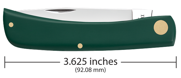 Main 2 - CASE 1-BLADE SOD BUSTER JR GREEN SYN -